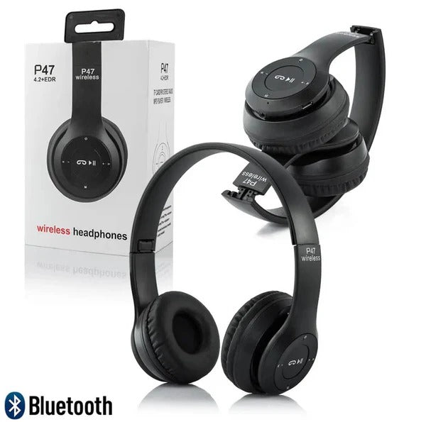 P47 Wireless Bluetooth Stereo Headphones - Audiora
